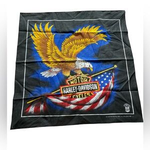 VINTAGE Harley-Davidson Eagle Bandana